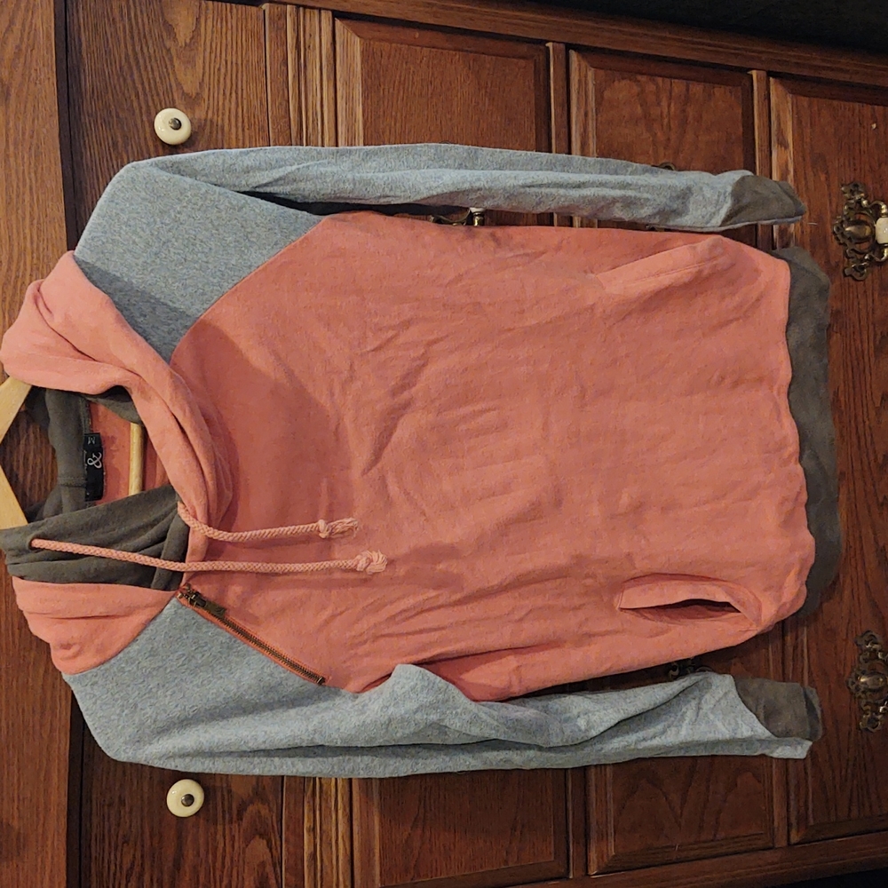 Ampersand Avenue double hood sweatshirt